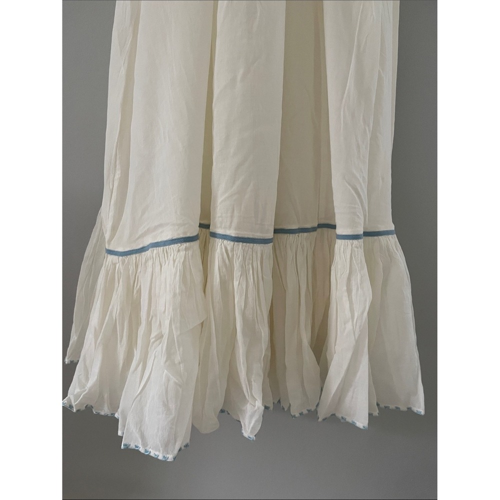 Free People Whisper White Floral Embroidered Maxi Dress OB2270872 Ivory Small - Picture 12 of 13